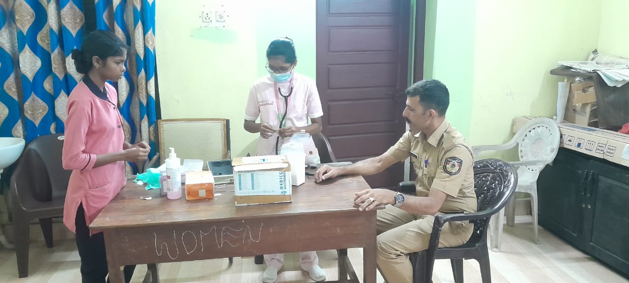 Screening Camp At Kaliyar Police Station – Smita Memorial Hospital And ...